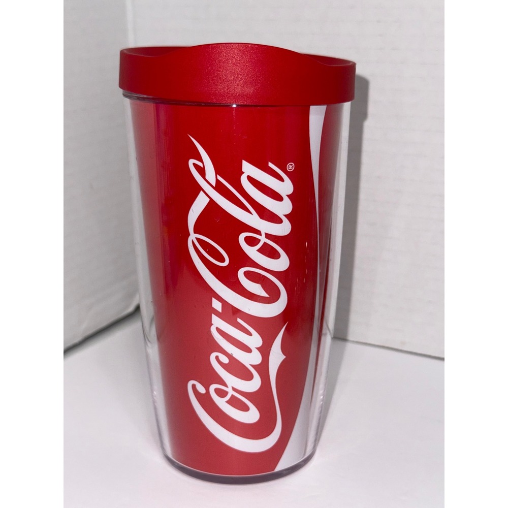 Tervis Coca-Cola Insulated Tumbler 16oz Red White Logo Travel Cup with Lid USA
